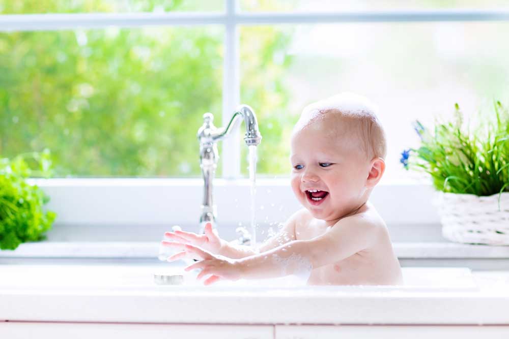 Benefits of water filtration for babies skin